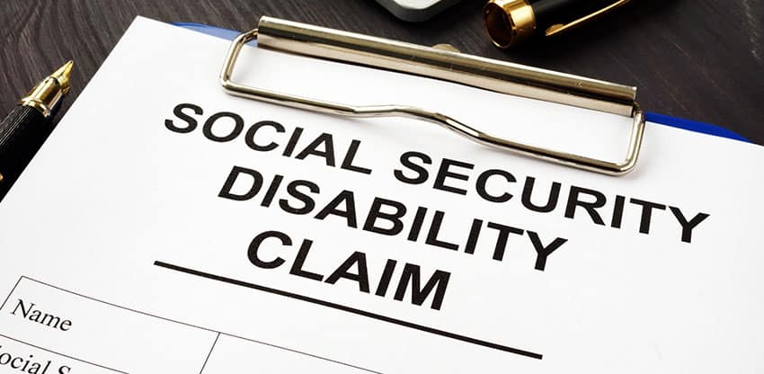 A Social Security Disability Benefits Clipboard.